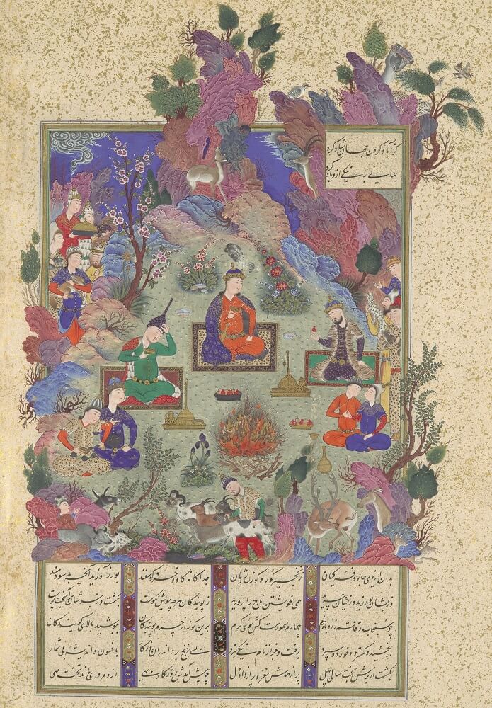 Abu’l Qasim Ferdowsi (or Firdausi) (935–1020), The Shahnama of Shah Tahmasp (r. 1524–76), Persia, Metropolitan Museum of Art, New York, USA